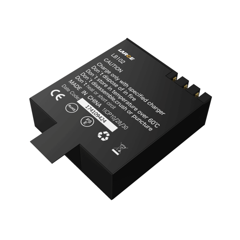 3.7V 1000mAh 982830 聚合物鋰電池 運(yùn)動(dòng)相機(jī)電池，鈷酸鋰材料