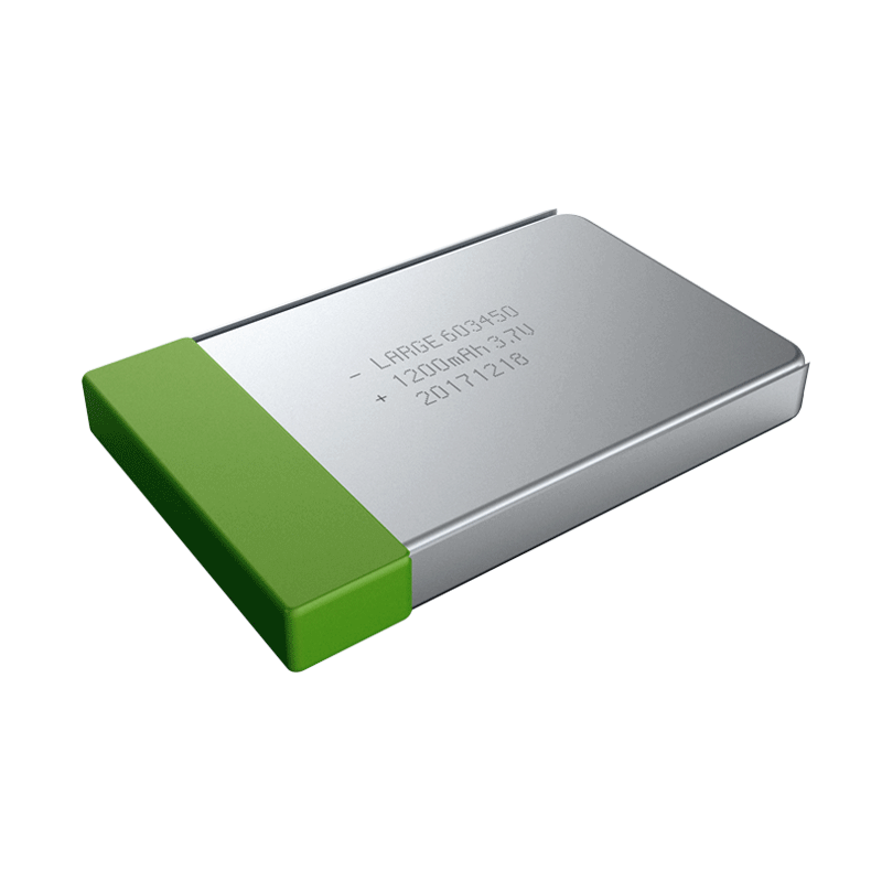  -40℃低溫聚合物鋰電池603450 3.7V 1200mAh，測控