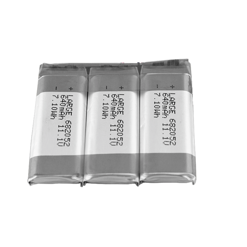 11.1V 640mAh 682052 超聲波流量計聚合物電池 軟包電池