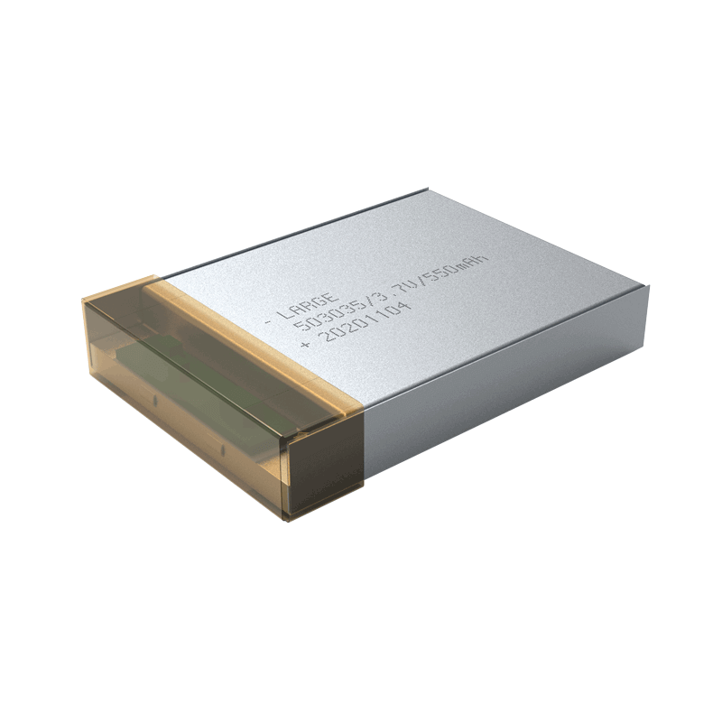 3.7V 550mAh 醫(yī)療輔助裝置模塊 聚合物鋰電池，鈷酸鋰材料